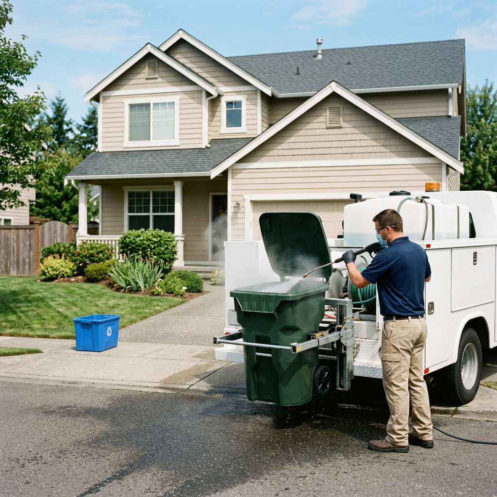 Columbus OH Trash Can Cleaning