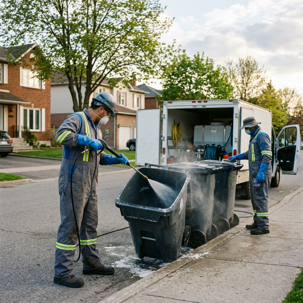 Columbus OH Trash Bin Sanitizing